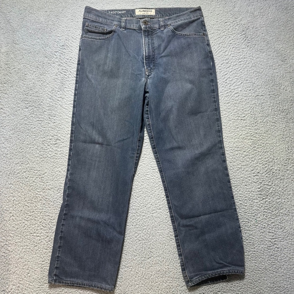 Alberto Tommy T400 Comfort Fit Jeans Men W35 L34 Stretch Denim‎ Germany